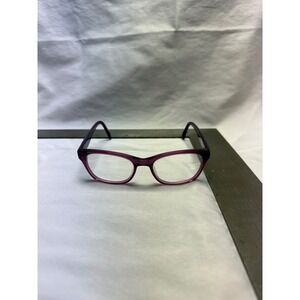 Helium Paris Eyeglasses Womens 50mm  Excellent Cat Eye Purple Leopard 4242